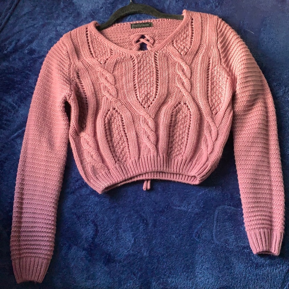 Pink PrettyGuide crop top